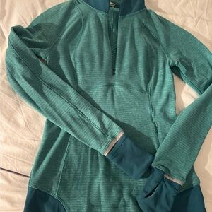 Lululemon Athletica Teal Textured sweatshirt 4